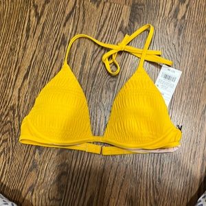 Shade and Shore yellow bikini top 32B
